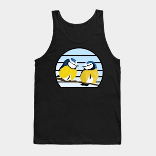 jz.birds Blue tit Bird Animal Art Tank Top